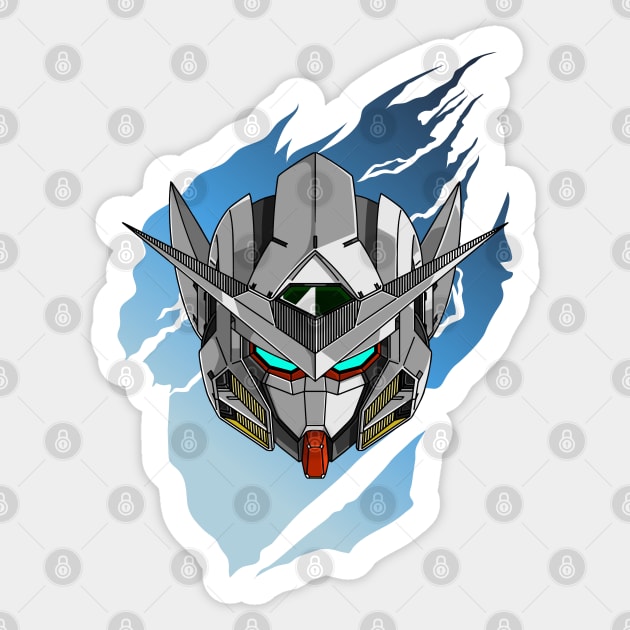 suit gundam Sticker by mounier